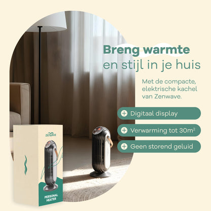 Zenwave Elektrische Kachel - Draagbare Heater