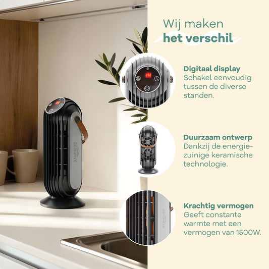 Zenwave Elektrische Kachel - Draagbare Heater