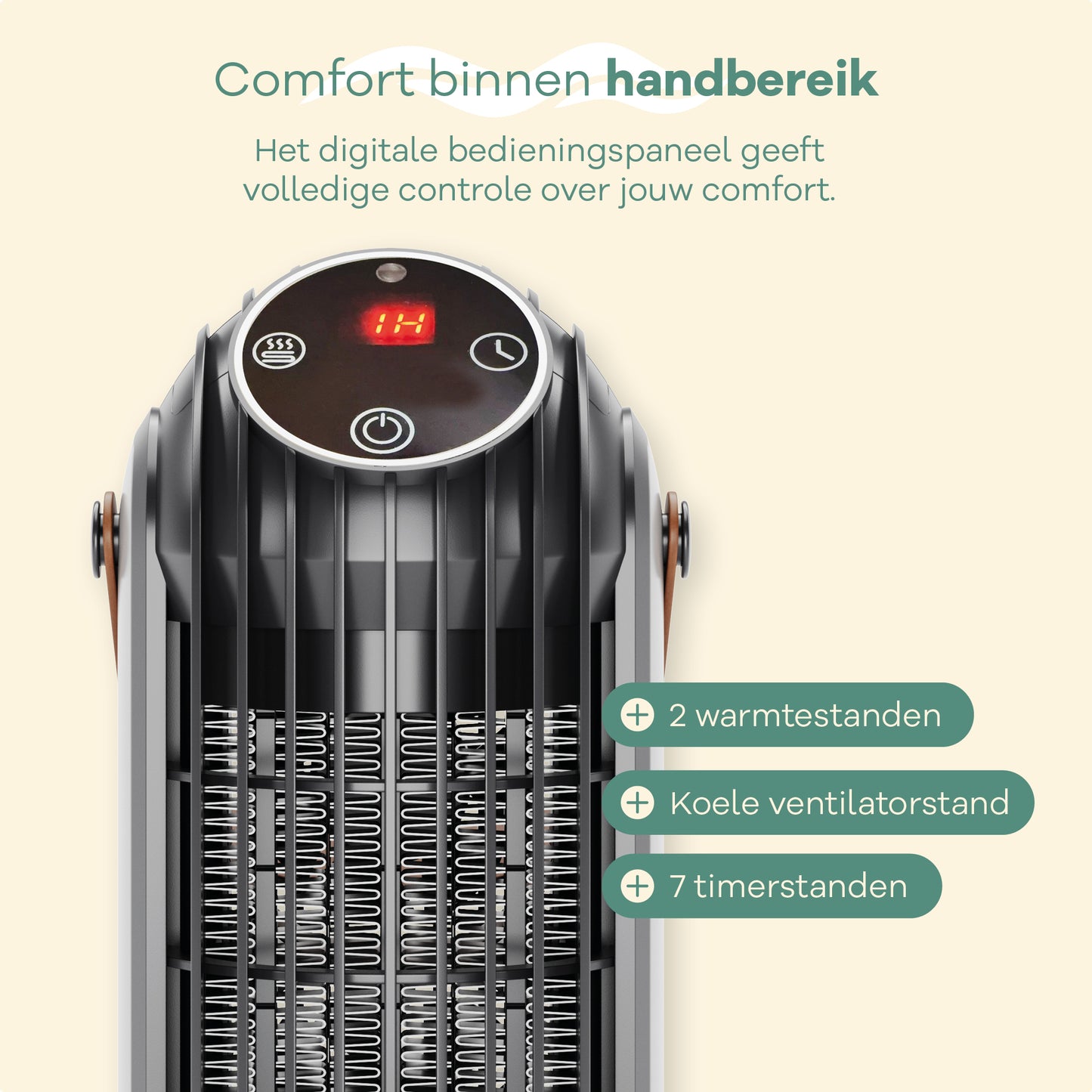 Zenwave Elektrische Kachel - Draagbare Heater