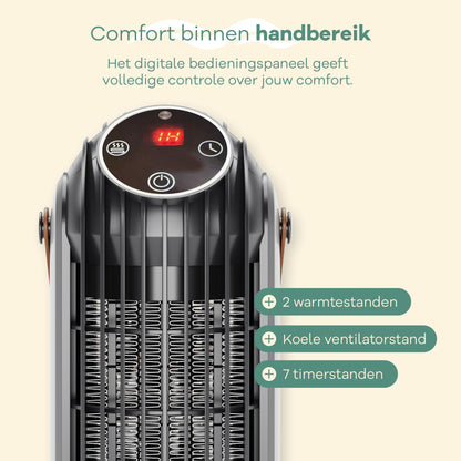 Zenwave Elektrische Kachel - Draagbare Heater